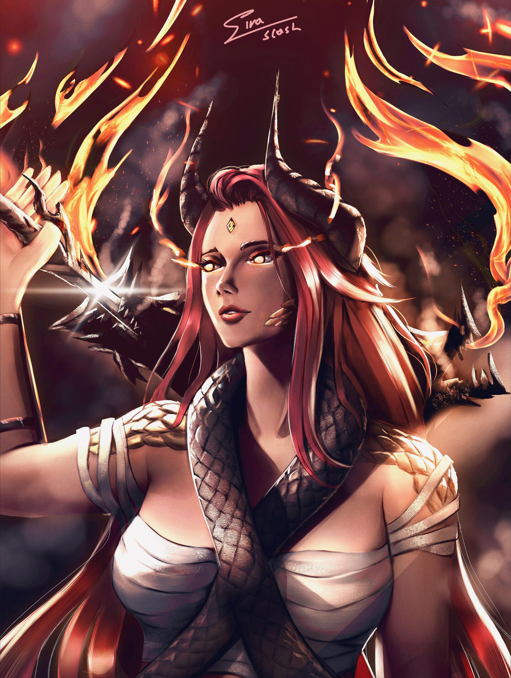 Moltela, a character of mine