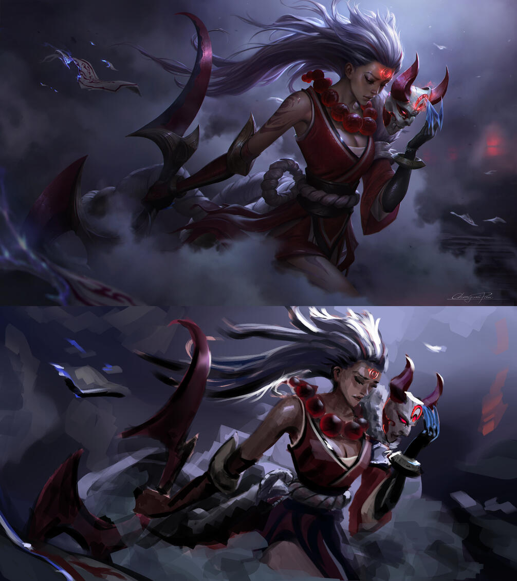 Blood Moon Diana, League of Legends.*